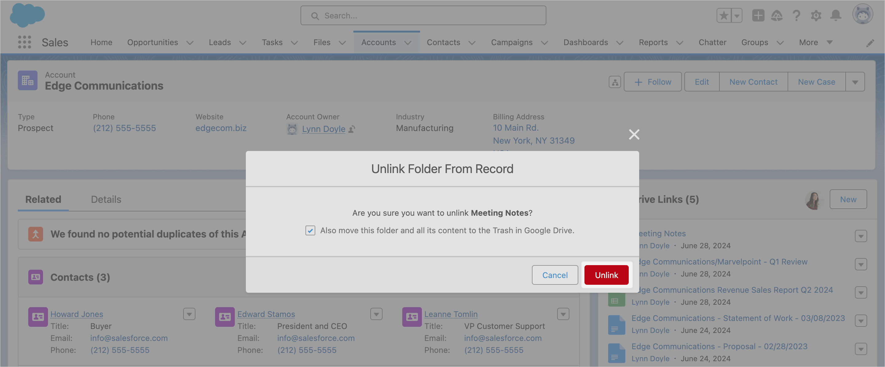 Module Unlingkin Linking - Appiphony