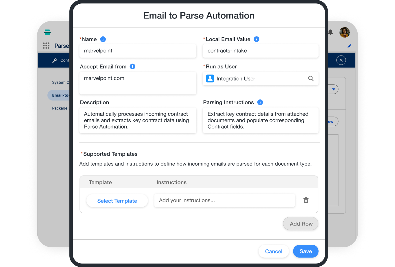 Parse email attachments into Salesforce data